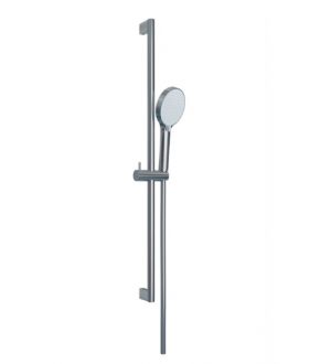 Asta Doccia Tonda con Piatto Bianco Ponsi Round