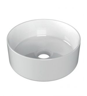 Lavabo Tondo d'appoggio in Ceramica Ponsi Musa senza Troppo Pieno