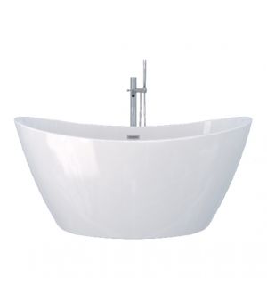 Vasca da Bagno in Acrilico Ponsi Rodi Bianco Lucido