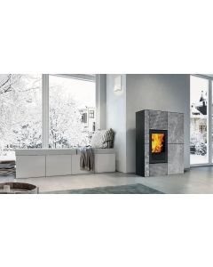 STUFA A PELLET EDILKAMIN BLADE2 12 UP PIETRA OLLARE