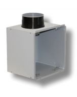 PLENUM GRIGLIA 300 x 300 mm ATTACCO LATERALE Ø 200 mm AERAULIQA