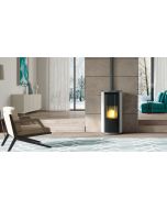STUFA A PELLET EDILKAMIN EVIA2 UP 7,9 kW - bianco opaco