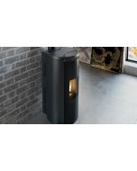 STUFA A PELLET EDILKAMIN CELIA AIR TIGHT ACCIAIO 7,2 kW