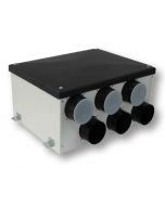 PLENUM DI DISTRIBUZIONE 1 INGRESSO Ø 125, 6 USCITE Ø 80 mm AERAULIQA