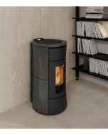 TERMOSTUFA A PELLET EDILKAMIN CHERIE EVO H 14 CERAMICA 